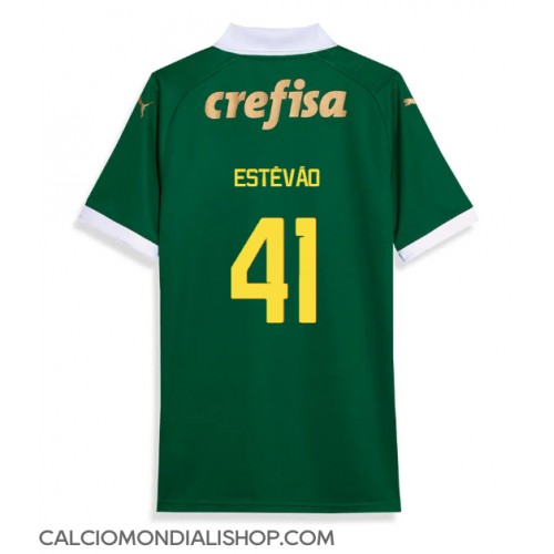 Maglie da calcio Palmeiras Estevao Willian #41 Prima Maglia 2024-25 Manica Corta